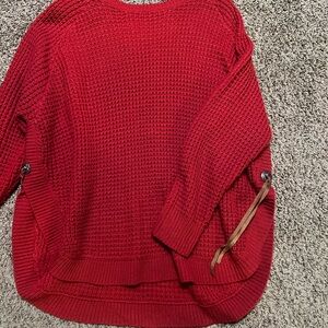 Cotton & Rye Red Women's Sweater